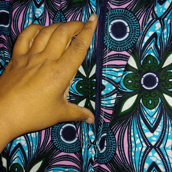 African Ankara 2 piece top and skirt. - Picture 11 of 12